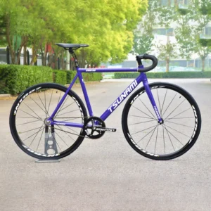 Fixed Gear Bike Track Single Speed Racing Bicycle 700C SNM100 Aluminum Alloy Frame Cycling Parts Customizable